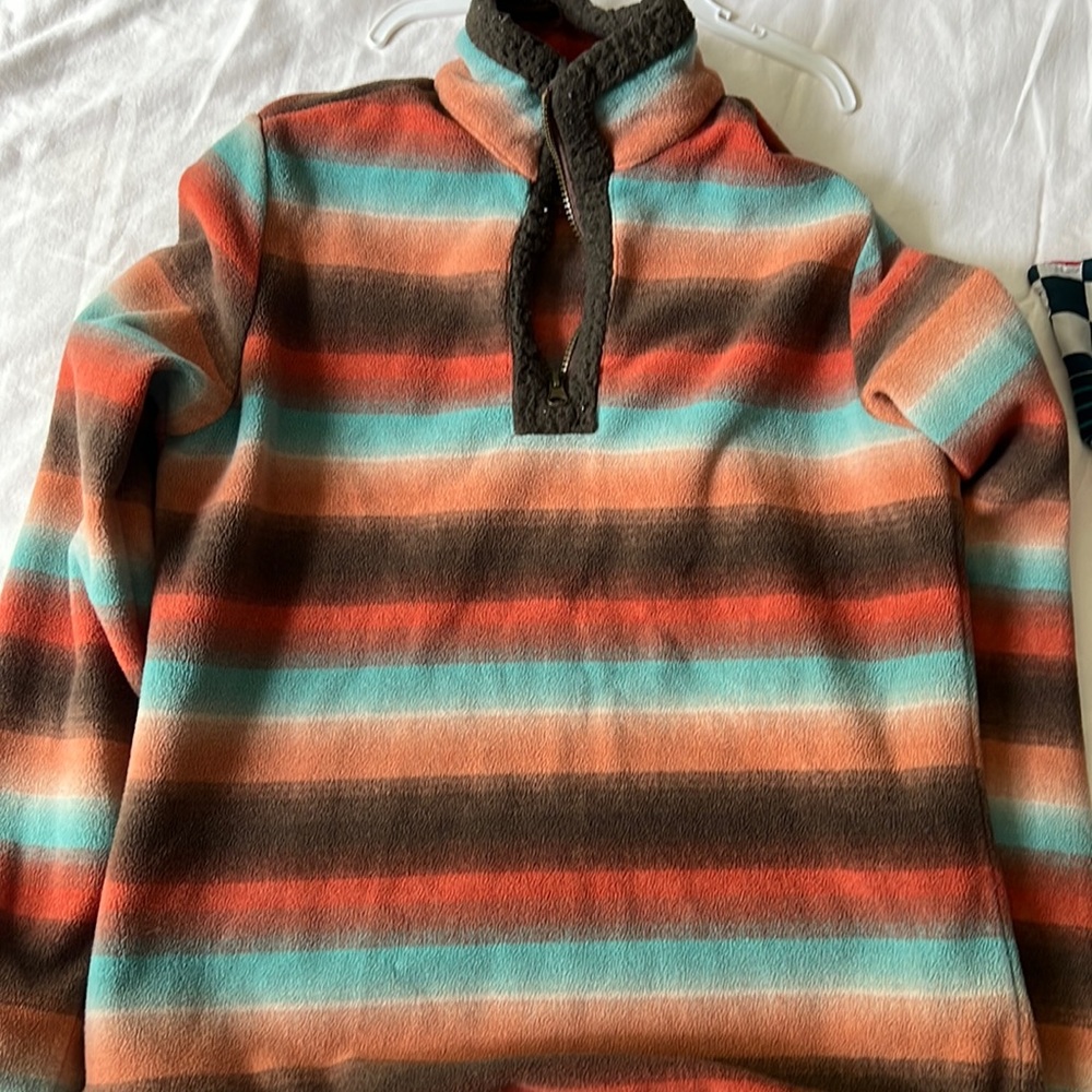 Medium Quarter Zip camping hoodie